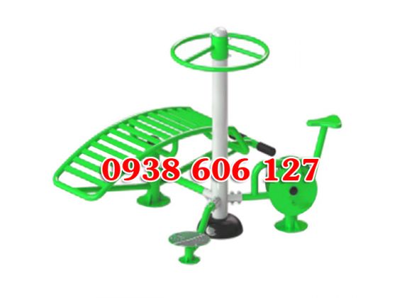 Bộ 3 chức năng: Lưng bụng- xe đạp- xoay eo