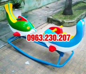 Bập bênh đế cong 2 chỗ ngồi