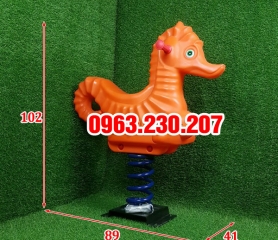 Thú nhún lò xo cao cấp Cá Ngựa