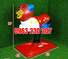 Con nhún lò xo khu vui chơi hình Hổ