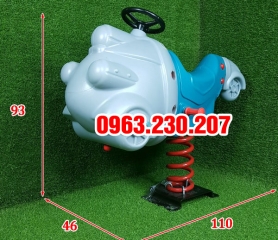 Thú nhún lò xo hình Trực Thăng