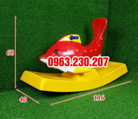 Bập bênh cá heo Composite