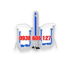 Máy tập đi bộ trên không trụ đôi